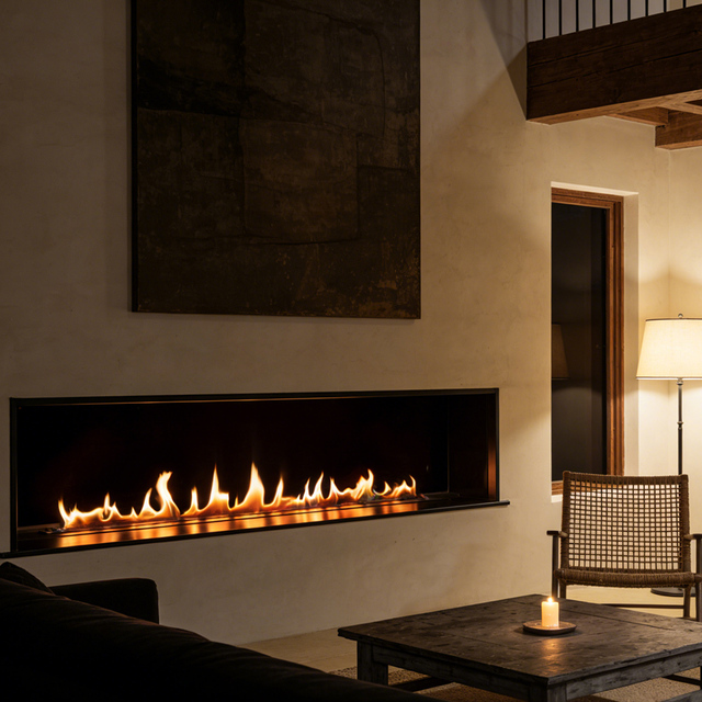 Inno-Fire 36 Inch Biofireplace Smart Home Modern Indoor Fireplace