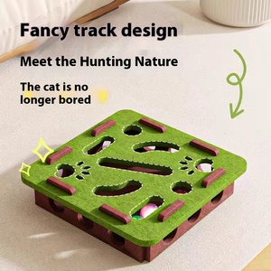 Nuevos Juguetes para Gatos 2025: Pelota Interactiva, Juego de Laberinto y Rompecabezas en Caja de Fieltro, Interesante Juguete para Mascotas en <span class=keywords><strong>3</strong></span> Colores - Product Image 5