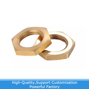 एम 8 एम 10 एम 12 एम 14 एम 16 एम 18 एम 20 एम 20 एम 22 पीतल के ठीक धागे पतली प्रकाश नट मानक कॉपर हेक्सागोनल फ्लैट स्क्रू कैप - Product Image 4