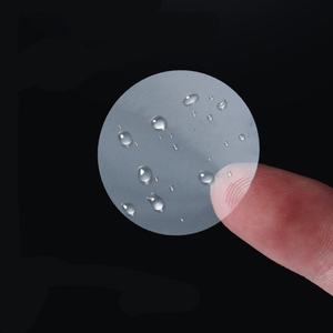 Autocollants personnalisés biodégradables imperméables en forme de cercle sur rouleau pour l'emballage alimentaire des restaurants, étiquettes privées - Product Image 1