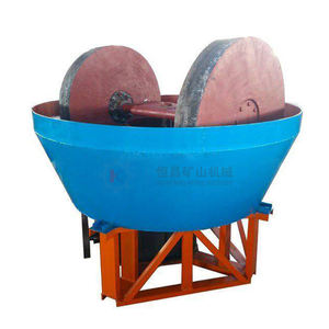 Hochwertige Rundmühle 1100 1200 1400 1600 Modelle nasses Bleisink Gold Erz-Verarbeitungsanlage nasses Pfannenmühle - Product Image 5