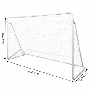 <span class=keywords><strong>Obiettivo</strong></span> da calcio 8X5.6 Ft, telaio da calcio rivestito in polvere con rete per tutte le stagioni e porta da calcio staccabile - Product Image 4