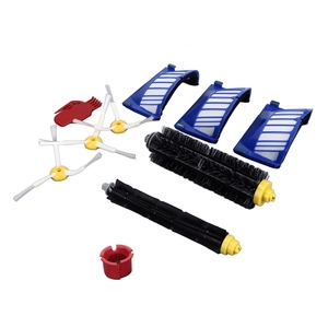 Kits de nettoyage de brosses latérales et de filtres à rouleaux, pièces de rechange pour <span class=keywords><strong>Roomba</strong></span> <span class=keywords><strong>600</strong></span> 675 690 670 671 - Product Image 3