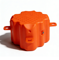 Plateforme modulaire flottante en plastique HDPE pour pontons, résistante à la chaleur et au froid, capacité de charge 350 kg/m, pour bateaux et jet-skis, moulée par injection