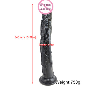 Di grandi dimensioni realistiche vibranti Dildo giocattoli sessuali più sicuri del sesso per le donne masturbatori Silicone realistico Dildo femminile masturbazione - Product Image 2