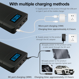 Power Bank 15600mAh Charge rapide <span class=keywords><strong>Chargeur</strong></span> portable Affichage LED Batterie de téléphone Compatible avec iPhone 16 15 14 13 - Product Image 2