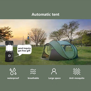 <strong>Pop</strong> <strong>up</strong> <strong>Tent</strong> <strong>Double</strong> <strong>Layer</strong> Waterproof Quick Automatic Opening 3-4 /4-6 Person Outdoor Camping Family Automatic <strong>Tent</strong> - Product Image 2