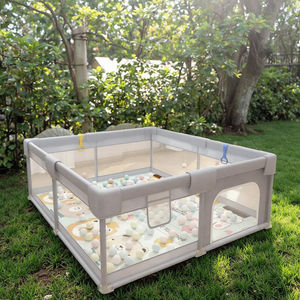 <span class=keywords><strong>Corral</strong></span> plegable <span class=keywords><strong>de</strong></span> plástico <span class=keywords><strong>de</strong></span> seguridad para interiores para bebés y niños pequeños, <span class=keywords><strong>Corral</strong></span> con valla para juegos infantiles, 2024 - Product Image 3