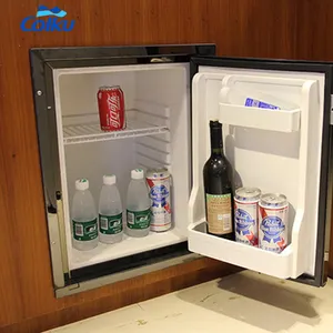 Máy Nén Khí DC Cắm Trại Ngoài Trời Kiểu Đứng Nhỏ Phổ Biến Sản Xuất Tại Trung Quốc Tủ Lạnh RV Có Tủ Lạnh Nhiệt Độ Kép