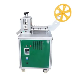 Automatic nylon belt fabric tape rolling cutting machine