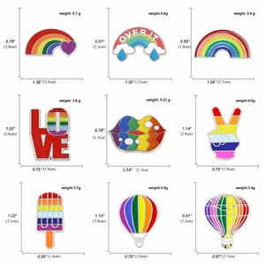 Sẵn Sàng Giao Hàng 35 Mẫu Thiết Kế Cờ Gay Pride Trâm Cài Huy Hiệu Pin Men Mềm Cầu Vồng Ve Áo Pin - Product Image 5