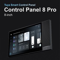 Centro de Control Musical Inteligente Tuya de 8 Pulgadas, Pantalla Central, Gateway Inteligente con Zigbee Integrado, Control por Voz Alexa, Vista Completa