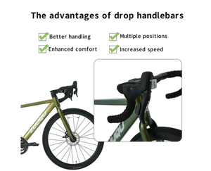 Vélo de route pour homme 700C avec cadre en aluminium 47/50cm 16 vitesses pour vélo peint en <span class=keywords><strong>Suisse</strong></span> avec freins à disque - Product Image 2