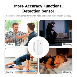 Tuya ZigBee Mmwave Con Người Hiện Diện Cảm Biến Chuyển Động 24G Radar Sóng Con Người Detector Phát Hiện Chuyển Động Tuya Cuộc Sống Thông Minh Ứng Dụng Điều Khiển - Product Image 6