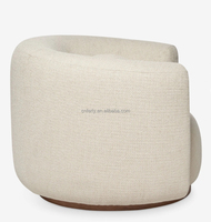 Chaise d'Appoint de Style Américain de Luxe Meubles de Salon Chaise Longue Boucle en Bois Meubles Design Chaise Simple