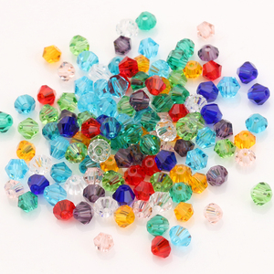 Perles de verre bicone à facettes Zhubi 4mm pour la fabrication de bijoux perles bicone en cristal naturel pour bracelets bricolage artisanat - Product Image 6