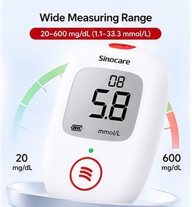 Monitor de Glucosa en Sangre por Voz AQ, Automático, Sin Codificación, Glucómetro de Alta Precisión para Uso Doméstico, Kit de Prueba de <span class=keywords><strong>Diabetes</strong></span> con Tiras - Product Image 3
