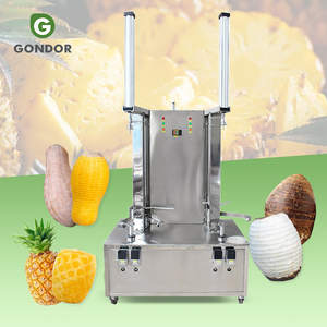 Máquina automática para pelar piña, melón, sandía, coco y otros frutos con piel marrón; equipo procesador de frutas; pelador de cantalupo. - Product Image 1