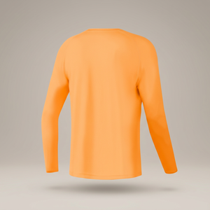 เสื้อตกปลาเด็กผู้ชายไซส์ใหญ่ แห้งเร็ว ระบายอากาศได้ดี ป้องกันแสงแดด UPF 50 ผลิตจากโพลีเอสเตอร์ 100% สีพื้น รับผลิตตามสั่งจากโรงงาน - Product Image 3
