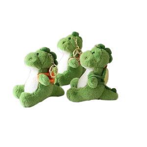 Simpatico portachiavi in peluche con bambola di drago di fuga <span class=keywords><strong>piccolo</strong></span> dinosauro animale di pezza con riempimento PP zaino di frutta ornamento per - Product Image 1