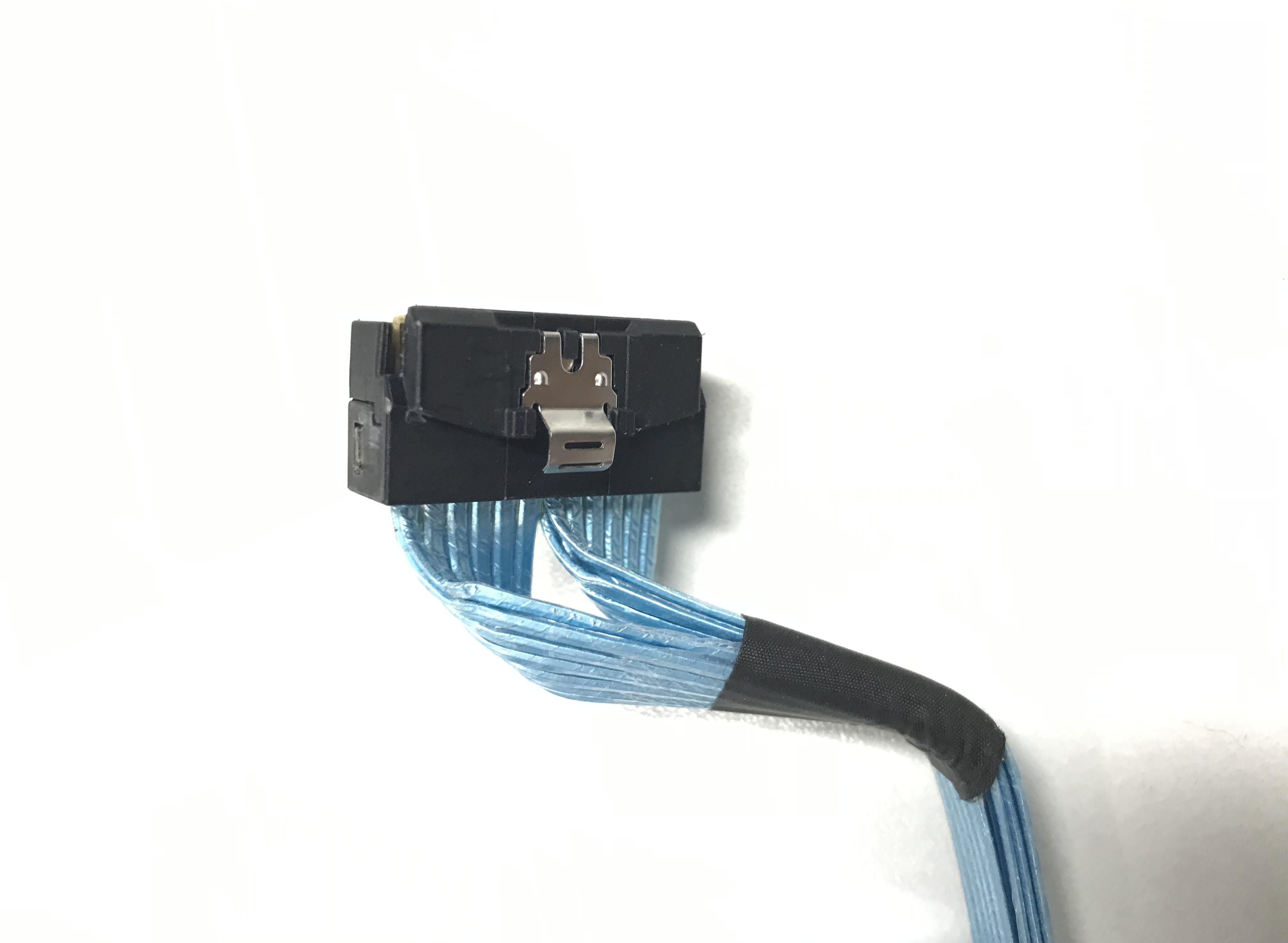 HONPNK Two Combination MCIO and SFF-LP8654 to SFF-8654 8X NVME Link Data Cable Server Hard Disk Data Cable