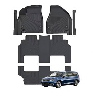 Vente flash : 7 tapis de sol pour voiture, tapis de sol pour <span class=keywords><strong>Chrysler</strong></span> <span class=keywords><strong>Pacifica</strong></span> 2017-2026 - Product Image 3