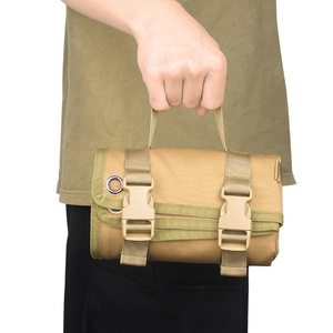 Outdoor Tactical Camouflage Shooting <b>Mat</b> Thickened <b>Waterproof</b> Portable Camping Hiking <b>Mat</b> Rectangle Foam Fill Khaki Green Black - Product Image 3