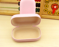 Étui pliable pour lunettes de lecture, boîte de rangement compacte pour accessoires et petits objets, anti-pression