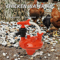 Régulateur de pression d'eau automatique pour volailles, pour système de ligne d'abreuvement par tétine pour élevages de poulets