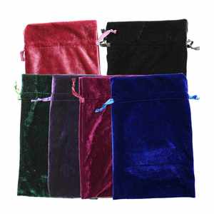 Sac en velours coloré réutilisable avec cordon de serrage, personnalisé avec logo, pour bijoux, argent, cristaux, cadeaux, fêtes - Product Image 2