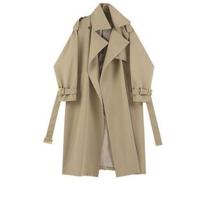 Abrigo de Gabardina de Estilo Británico Elegante de Nuevo Diseño de Otoño, Abrigo Cortavientos de Cintura Alta de Longitud Media para Mujer, Abrigo Informal Entallado - Product Image 5