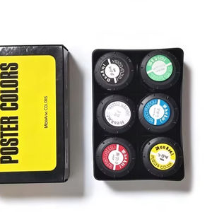 Meilleures ventes 2026 : Kit de gouache de base 6 couleurs pour étudiants et artistes, le meilleur choix pour le dessin et la peinture - Product Image 1