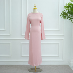 usine de vêtements OEM/ODM One Station Servise Dubai Maldives Style ouvert impression numérique femmes Abaya avec foulard - Product Image 6