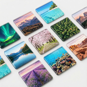 Imán de Refrigerador Acrílico Duradero de Estilo Moderno, Color Personalizado, Fabricante OEM, para Exhibición de Obras de Arte Creativas, Regalo, Mercado - Product Image 1