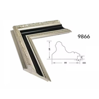 Venta caliente de fabricación, decoración blanca y negra, tamaño grande, forma de L, caja de sombra moderna, póster, lienzo flotante, Marco clásico