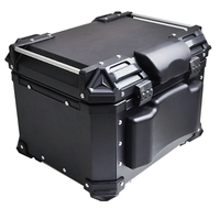 Coffre de rangement supérieur TORST Trunk-T6-Black grande capacité 45L pour motos Xmax 300, accessoires en aluminium pour coffres arrière