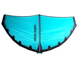Fabrikadan kişiselleştirilmiş logo renkli 3m2 4m2 uçurtma rüzgar sörfü rüzgar sörfü Windboarding kiteboard kanat uçurtma spor malzemeleri