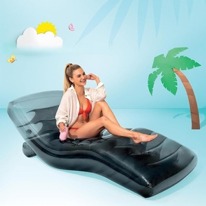 Flotador Inflable Resistente de PVC Da Niu con Portavasos Integrado - Product Image 1