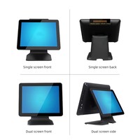 SDK - Terminal Punto de Venta con Pantalla Táctil Inteligente de 15.6 Pulgadas, Dispositivo de Punto de Venta para Minoristas, Caja Registradora, Sistema de Punto de Venta Todo en Uno
