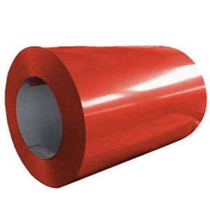 Bobine d'acier galvanisé PPGI 0,12~1,5 mm DX51D, bobines PPGI prélaquées pour applications de toiture et de construction - Product Image 1