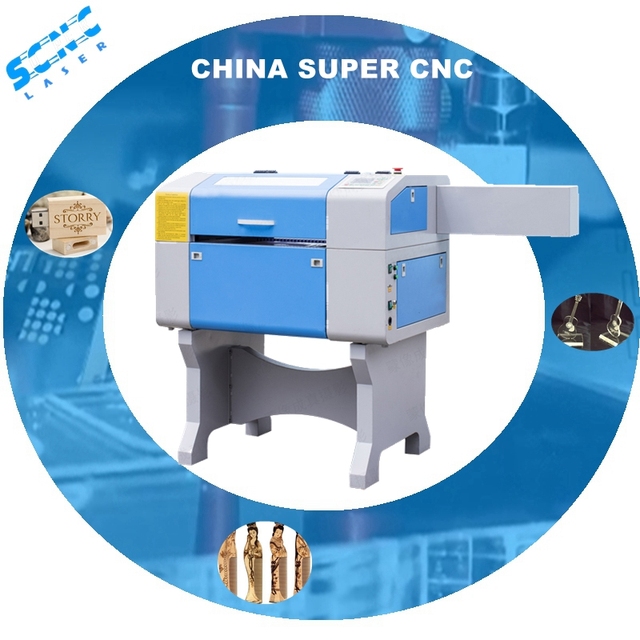 Supercnc Wood Acrylic Mini Small 30 w Laser Engraver 60 40 Co2 Laser Engraving Cutting Machine