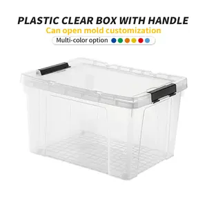 ZNST003 заказной высококачественный пластиковый прозрачный ящик для хранения