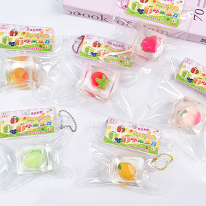 Jouets anti-stress les plus populaires en TPR transparent en forme de fruits, boules à presser pour la décompression et le soulagement du stress pour enfants - Product Image 3