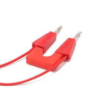Nickelé 4mm fiche banane cuivre Double rangée deux Joint Anti-court Double rangée deux adaptateur U Type prise parallèle
