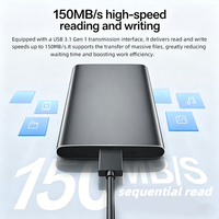 1TB HDD NTFS Hard Disk Eksternal Kecepatan Tinggi Penyimpanan Mobile untuk Komputer Desktop Laptop
