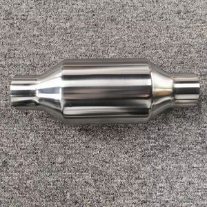 Convertidor Catalítico Universal de <span class=keywords><strong>2.5</strong></span>" Entrada y Salida de <span class=keywords><strong>2.5</strong></span> Pulgadas Aprobado por la EPA 400 Celdas Acero Inoxidable de Alto Flujo - Product Image 1