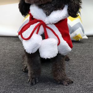 Kostum Hewan Peliharaan Anjing Kucing Lucu Lipat Nyaman Dekoratif Jubah Little Red Riding Hood - Product Image 2
