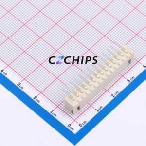 HCZZ0139-14 Wire-to-Board Pin Header Bent Lead Through Hole,P=2.54mm Connector 1x14P 2.5mm Right Angle Insert XH - Product Image 2