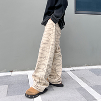 Pantalon Cargo Décontracté pour Homme, 100% Coton, Style Urbain, Fabricant de Jeans Cargo Tendance, Pantalon à Poches Imprimées Personnalisées