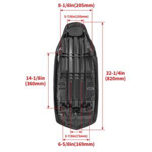 Siège complet noir pour Yamaha <span class=keywords><strong>Raptor</strong></span> <span class=keywords><strong>350</strong></span> YFM350R 2004 2005 <span class=keywords><strong>2006</strong></span> 2007 2008-2013 - Product Image 4